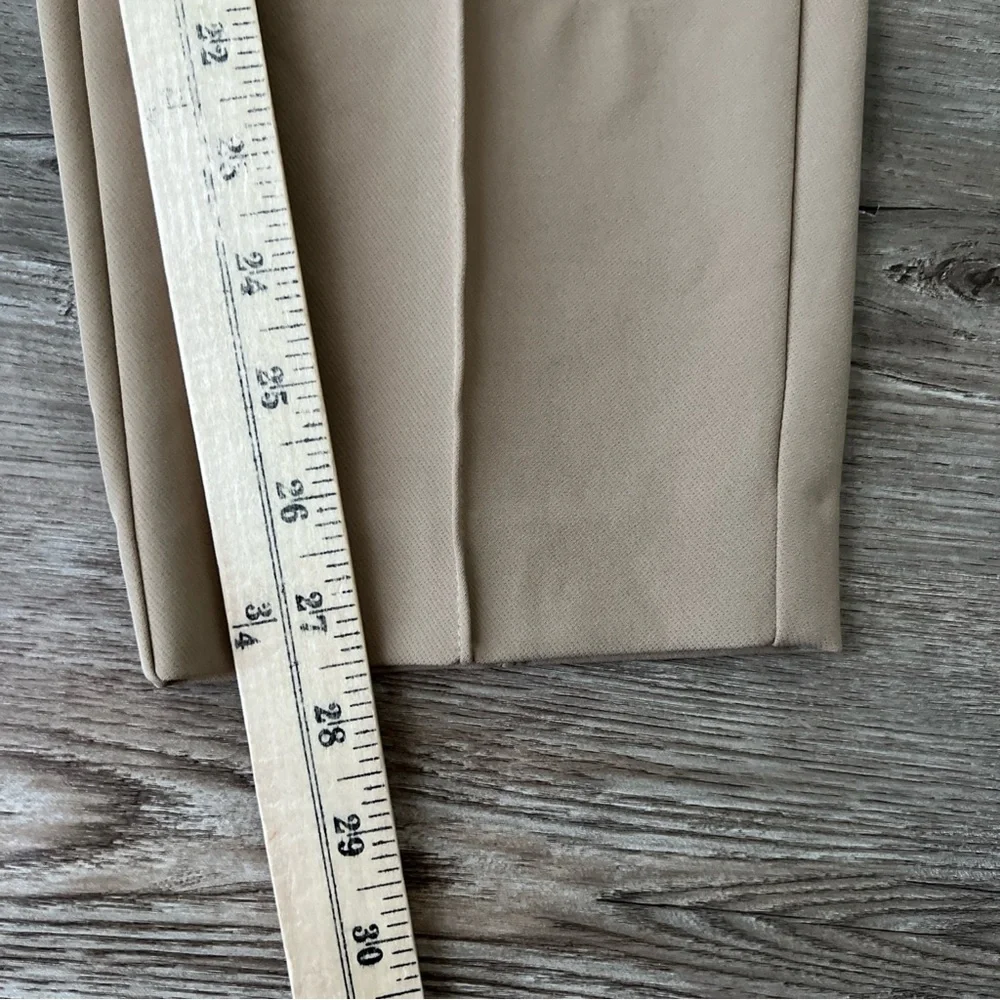 Lafayette 148 New York Gramercy Acclaimed Stretch Pant Womens 12 Tan - Picture 4 of 16